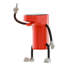 ポンのみくん（レッド）